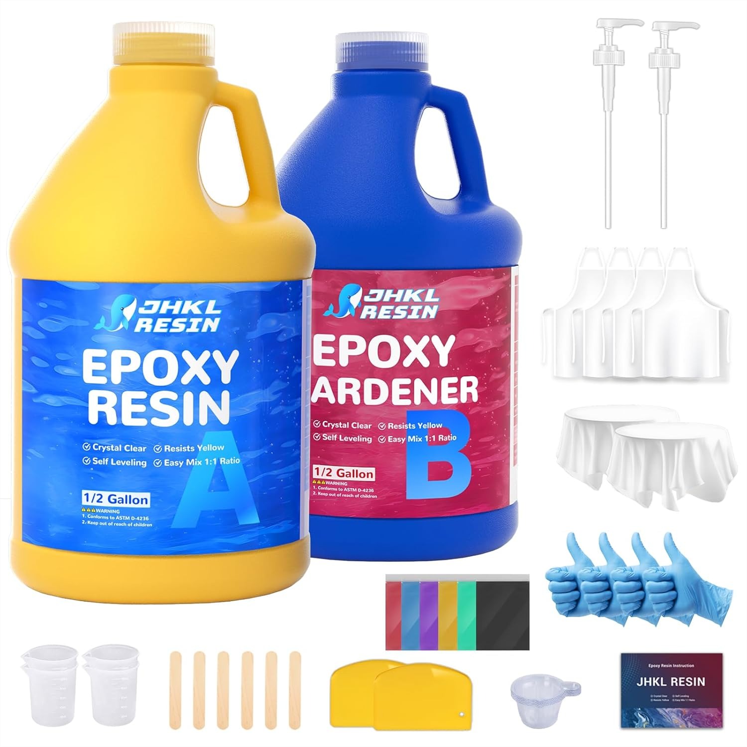 Resin Art Images - Epoxy Resin Kit 1 Gallon Crystal