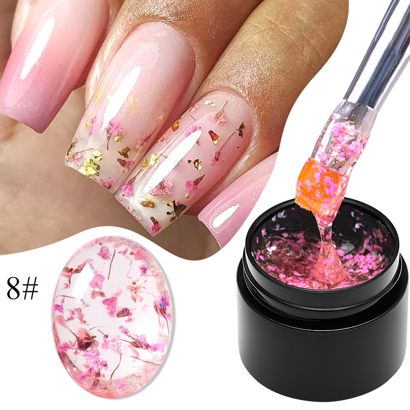 Resin Art Varnish - MEET ACROSS 5ml Pink Dried Flower