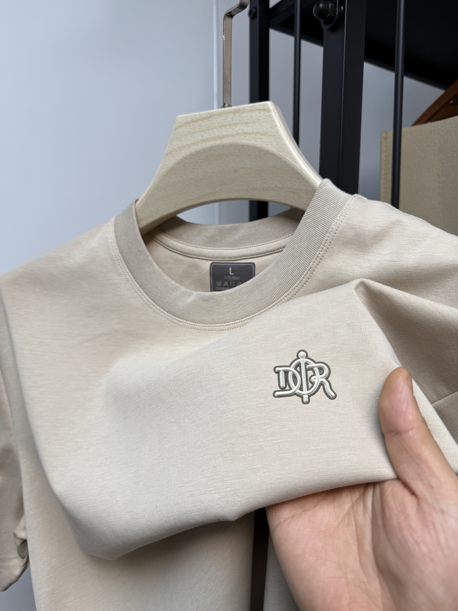 Resin Art Logo - Men's Summer Round Neck T-Shirt Cotton