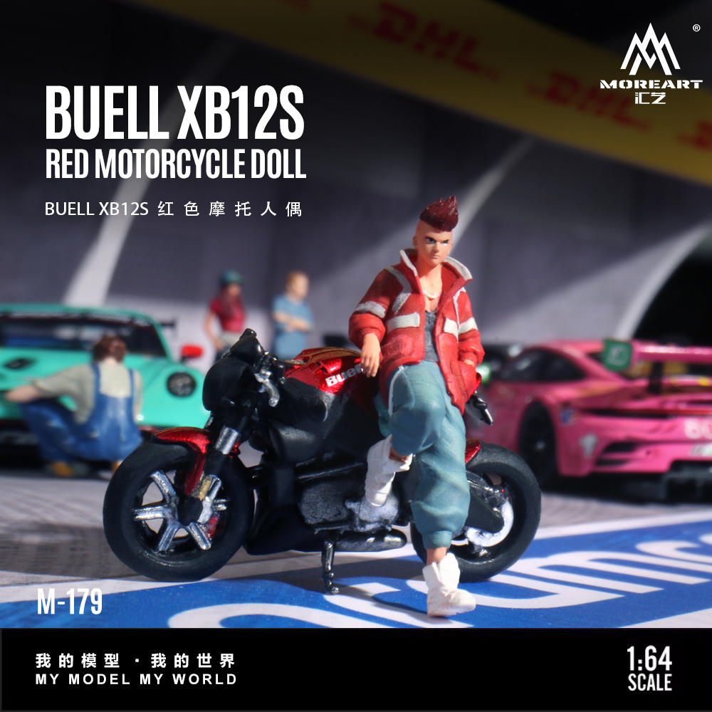 Resin Art Things - MoreArt 1:64 R6 BUELL XB12S Red