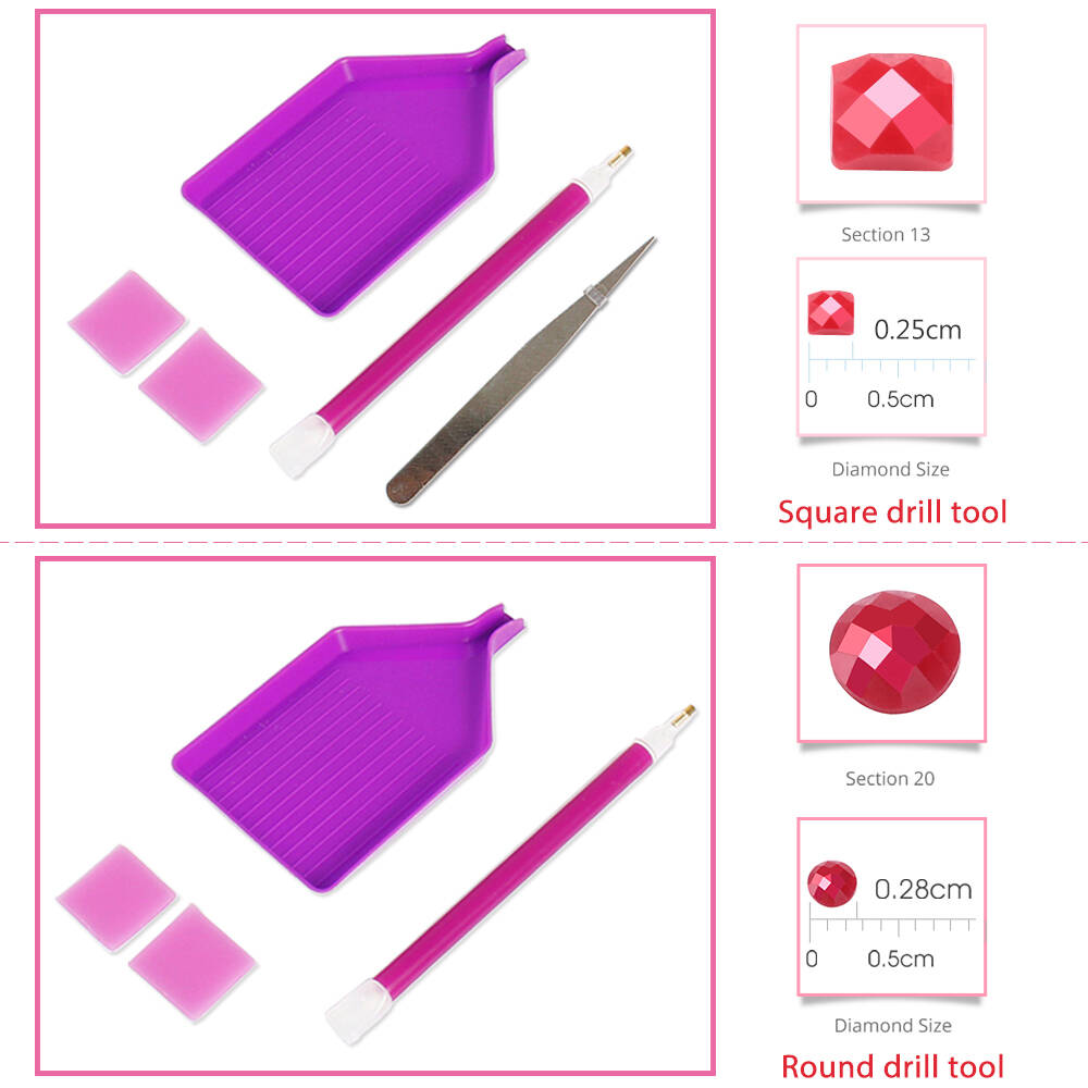 1PC frameless  Full Square Rou - đánh giá và giá Resin Art Supplies