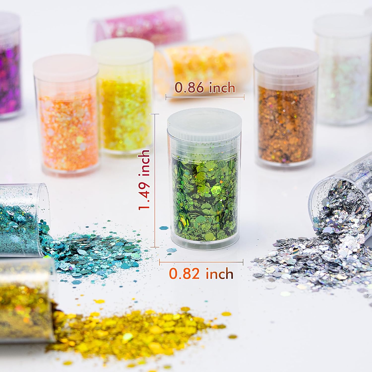 45 Holographic Chunky Sequins  - đánh giá và giá Resin Art Images