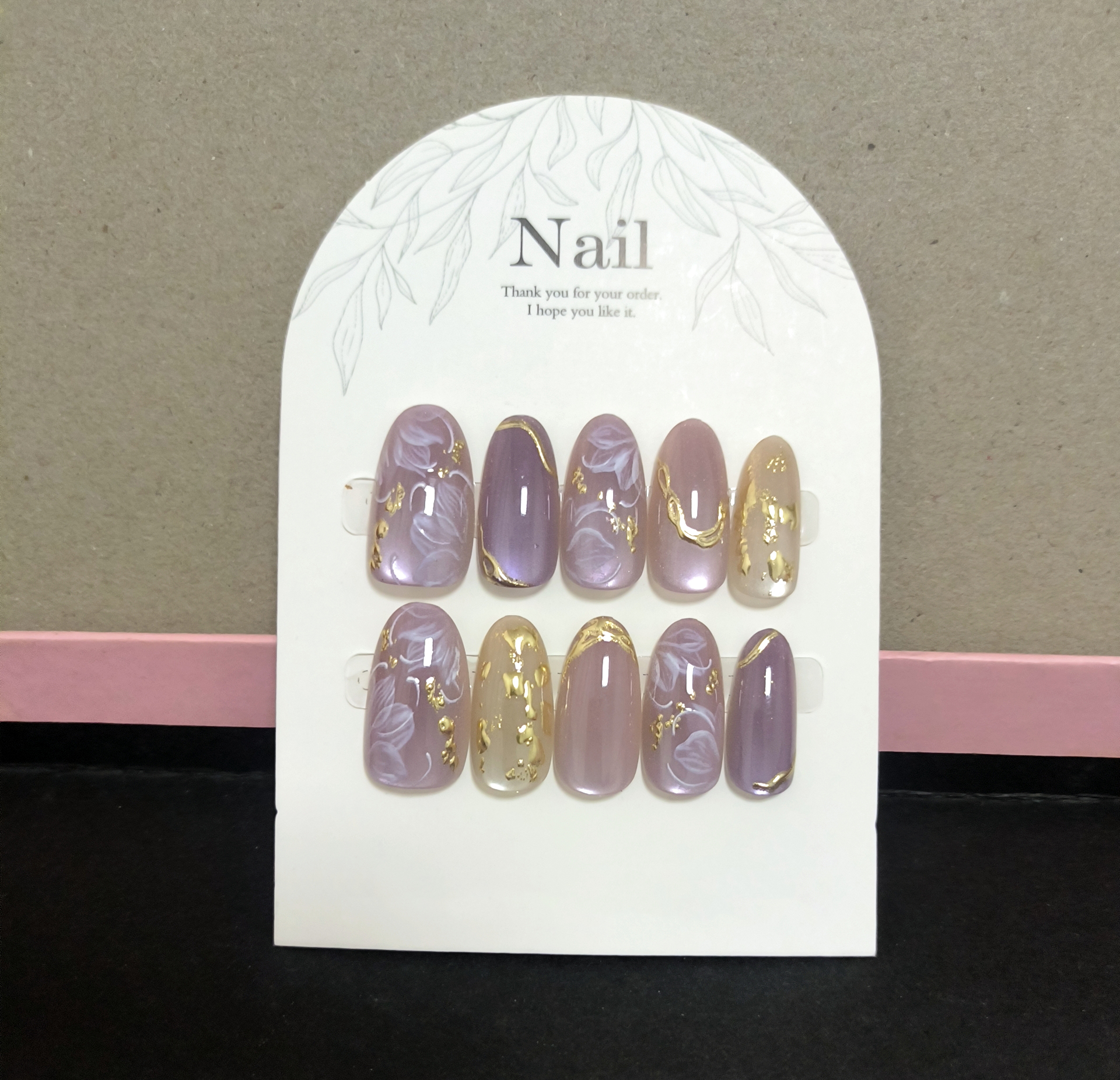 10pcs Handmade Press On Nails  - đánh giá và giá Resin Art Flower