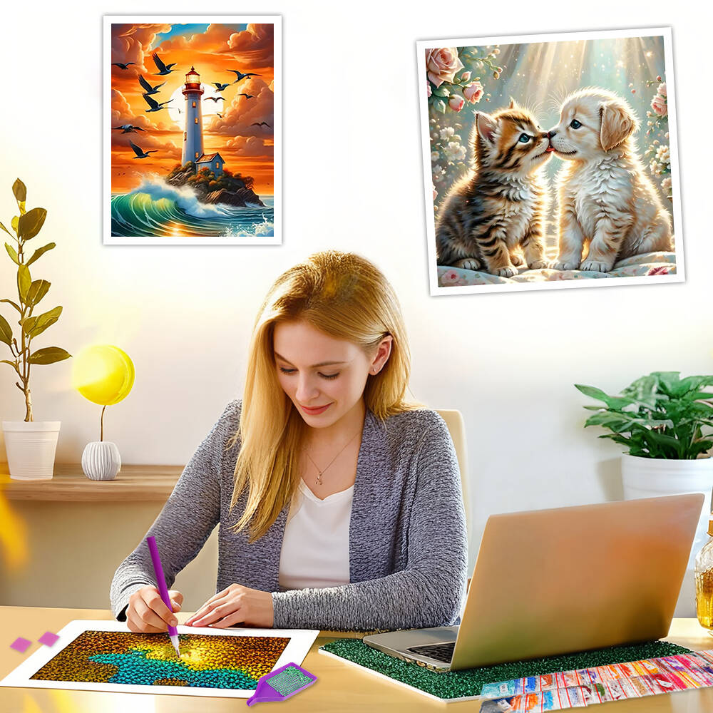 Frameless, DIY 5D Diamond Pain - đánh giá và giá Resin Art Supplies