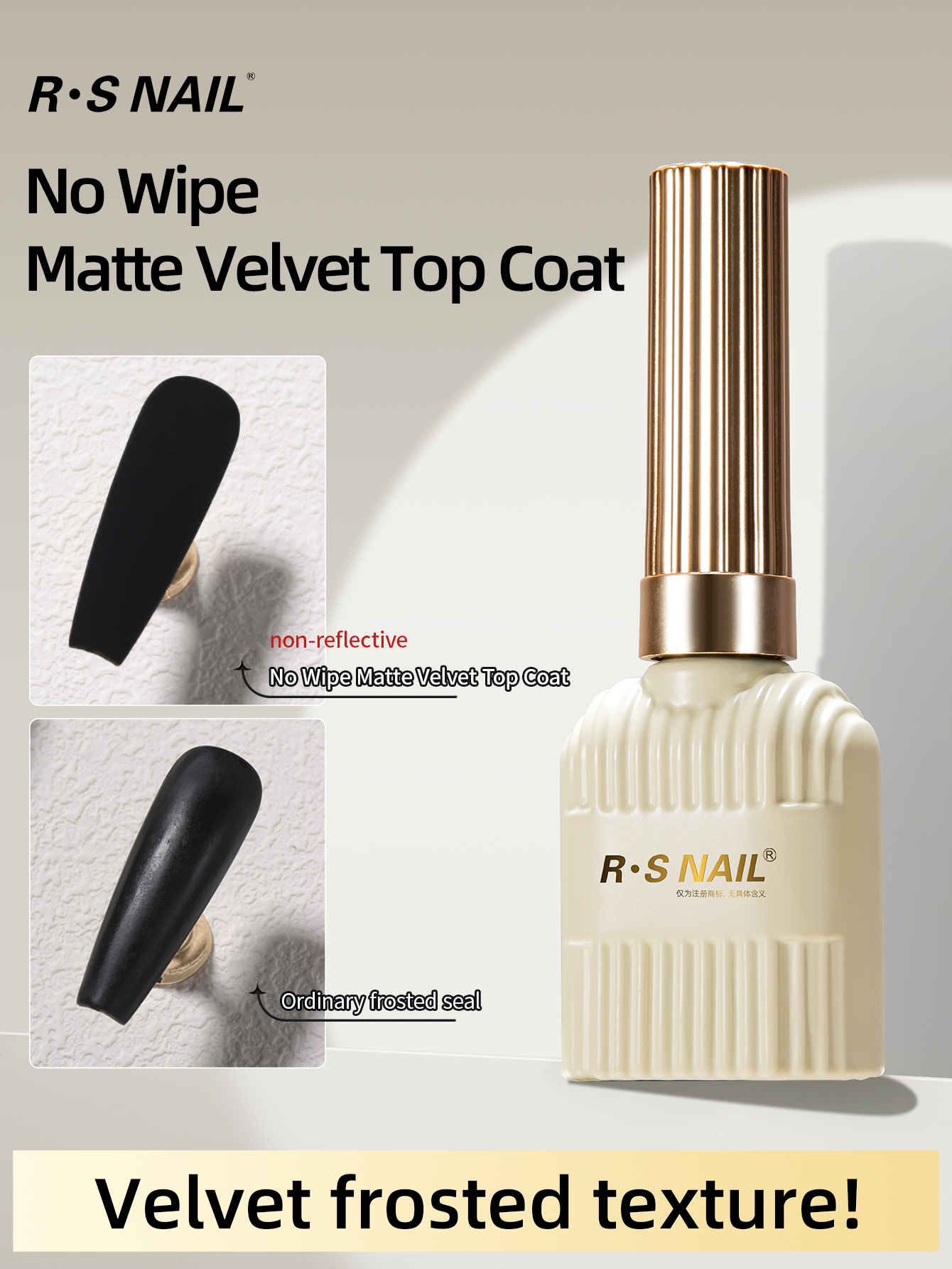 RSNAIL 12g Velvet Matte Top Co - đánh giá và giá Resin Art Varnish