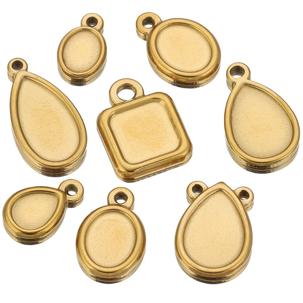 5pcs Stainless Steel Square Dr - đánh giá và giá Resin Art Supplies