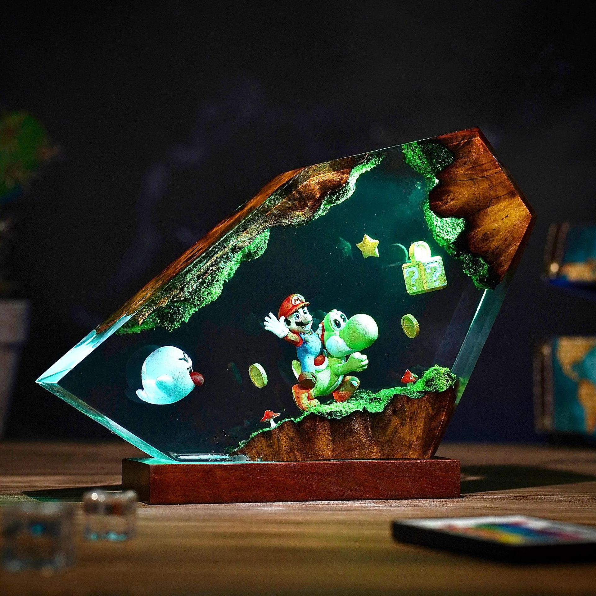 Table Resin Lamp Cartoon Anime - đánh giá và giá Resin Art Things