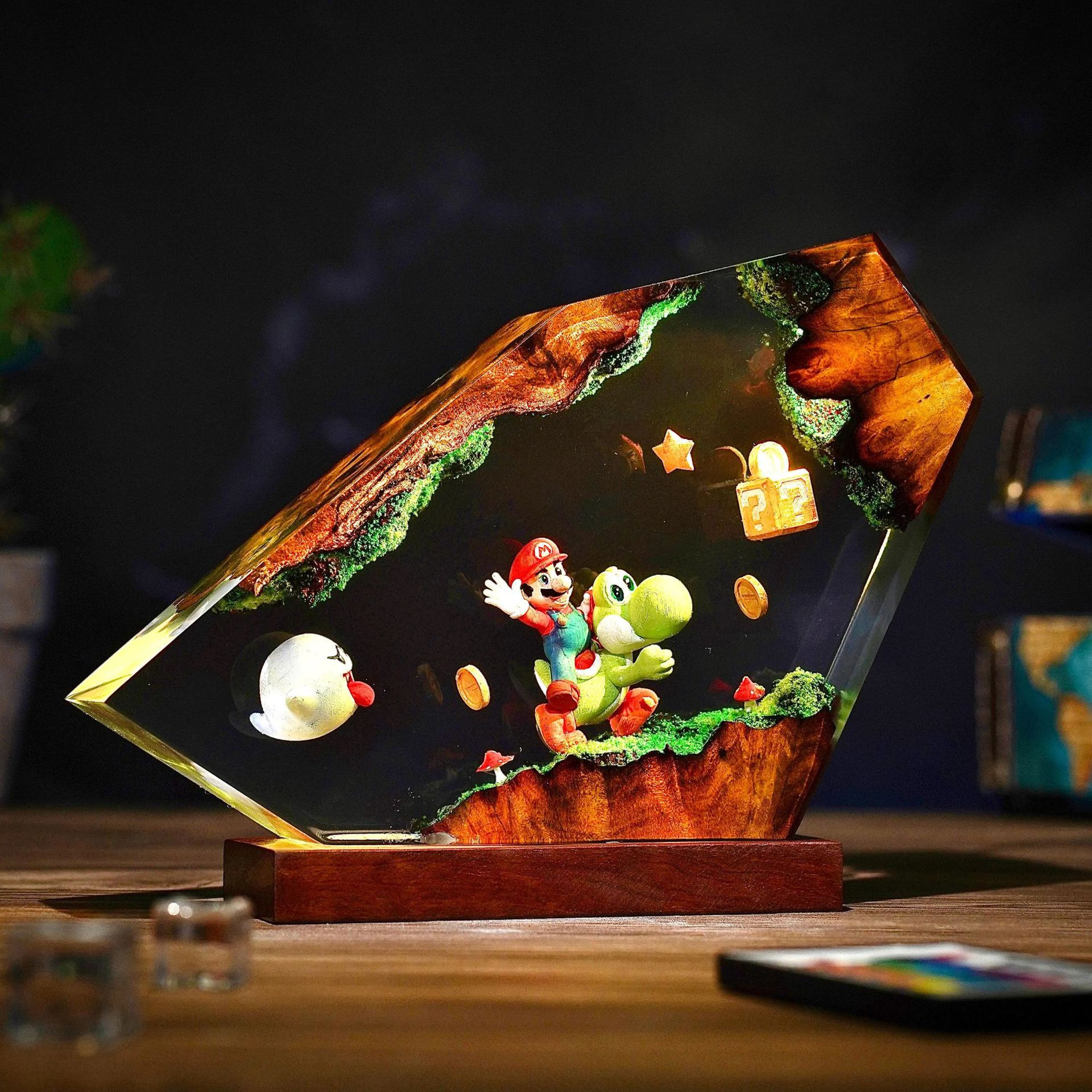 Table Resin Lamp Cartoon Anime - đánh giá và giá Resin Art Things