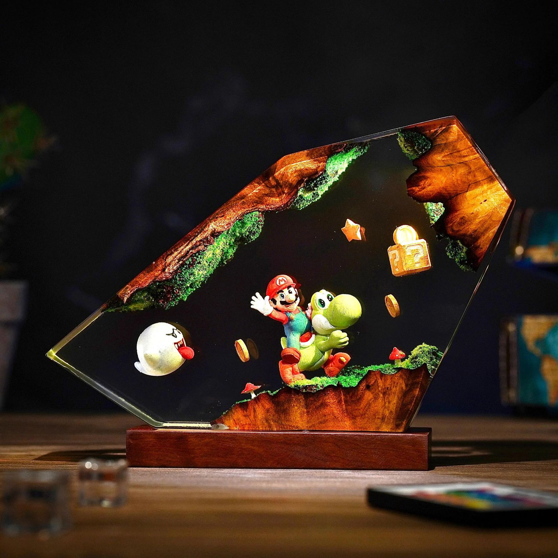 Table Resin Lamp Cartoon Anime - đánh giá và giá Resin Art Things