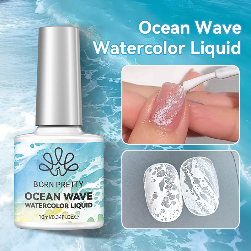 BORN PRETTY 10ml Bubble Ocean  - đánh giá và giá Resin Art Varnish