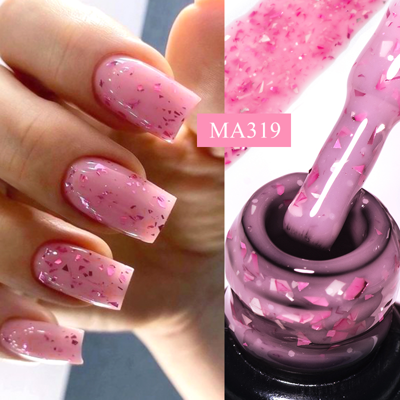 MEET ACROSS 7ml Pink Glitter R - đánh giá và giá Resin Art Varnish