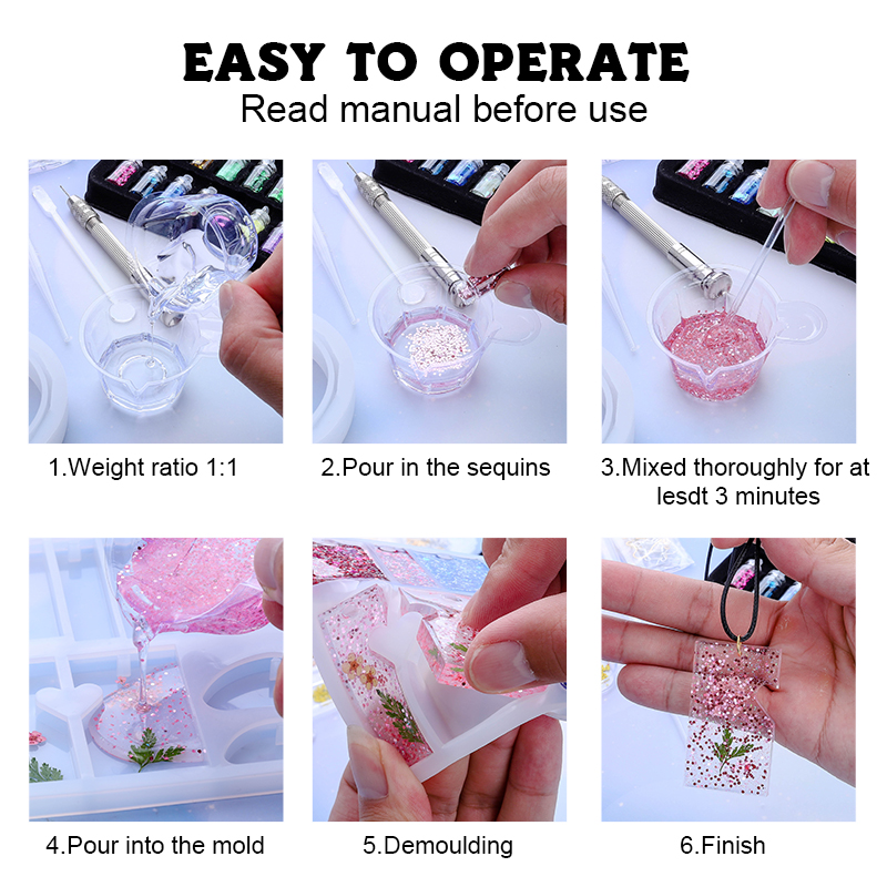 Epoxy Resin Silicone Molds Sta - đánh giá và giá Resin Art A Keychain