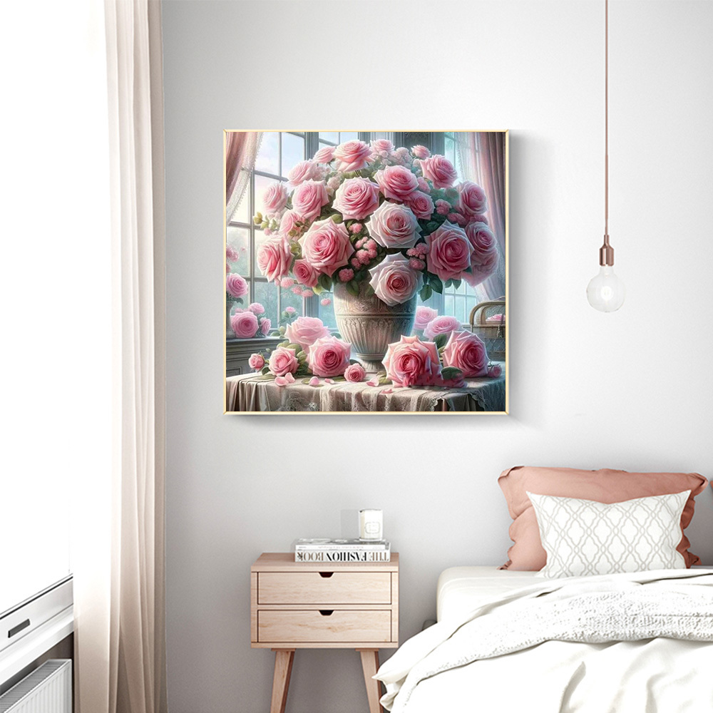1PC frameless  5D Diy Diamond  - đánh giá và giá Resin Art Flower