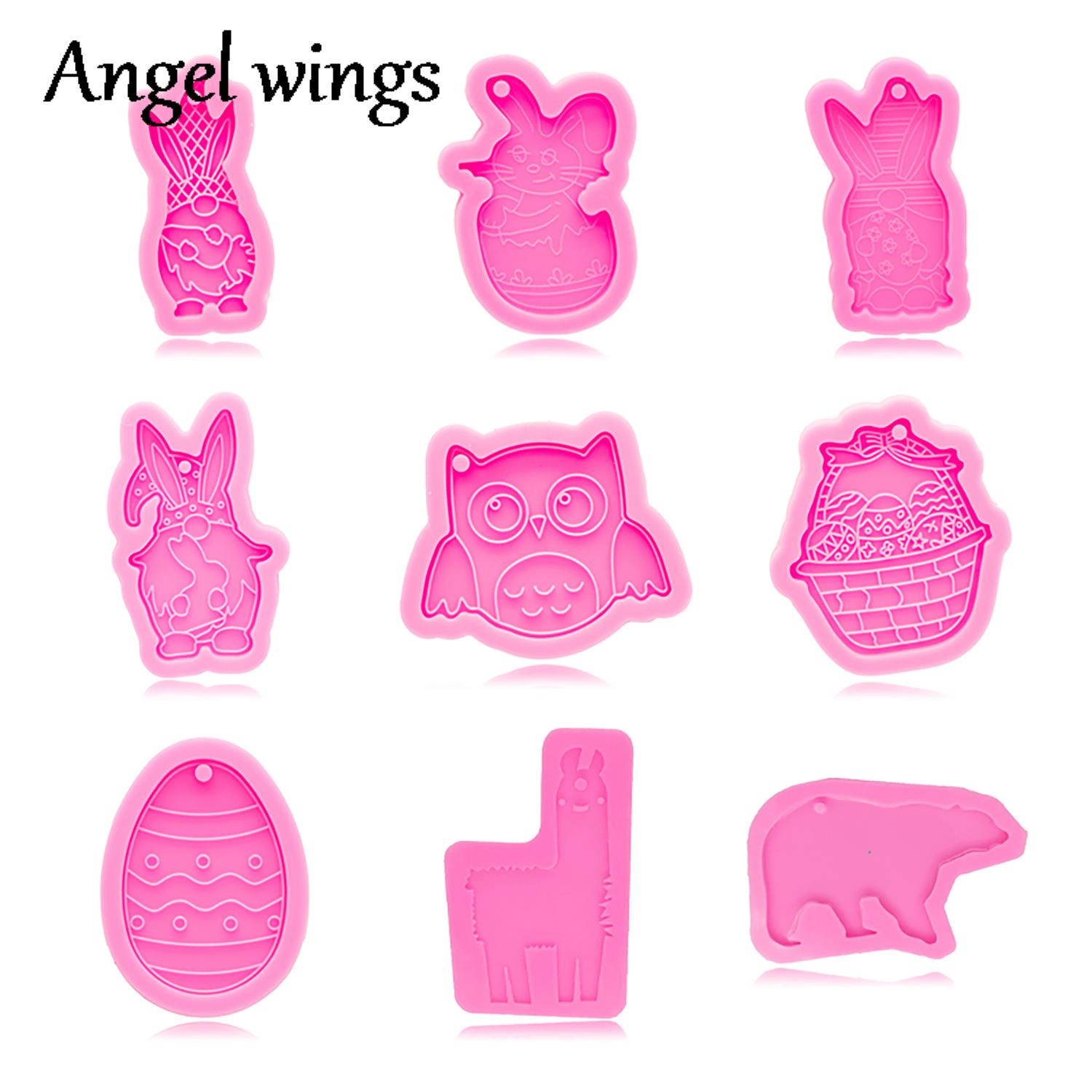 DY0943 Silicone Easter Bunny/E - đánh giá và giá Resin Art A Keychain