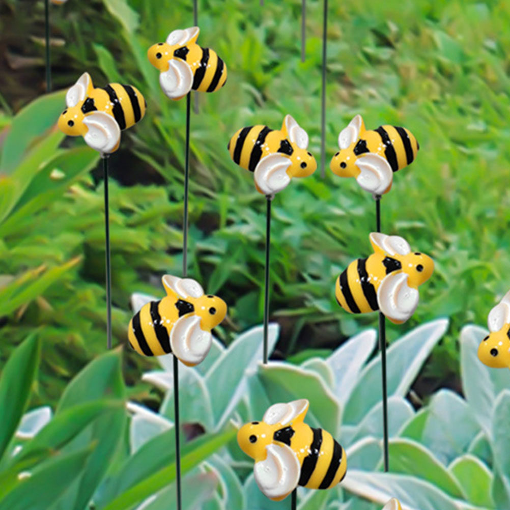 2Set Garden Stake Decorations  - đánh giá và giá Resin Art Flower