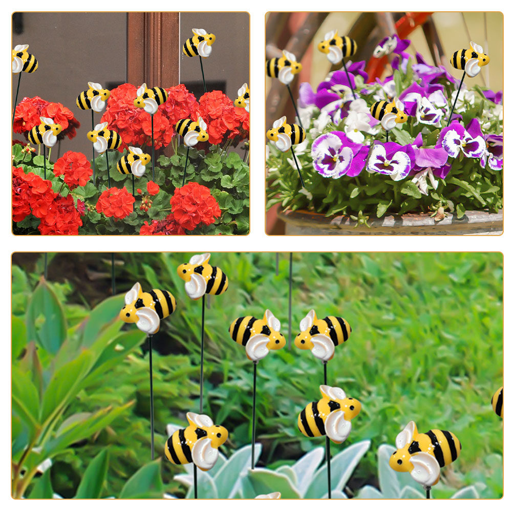 2Set Garden Stake Decorations  - đánh giá và giá Resin Art Flower