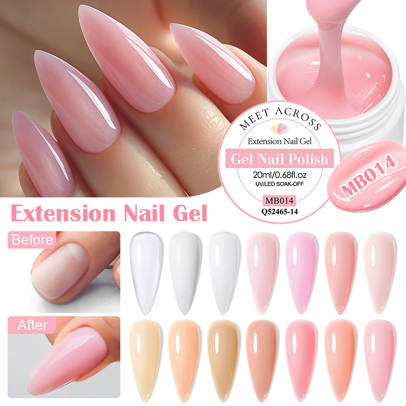 MEET ACROSS 20ml Extension Gel - đánh giá và giá Resin Art Varnish