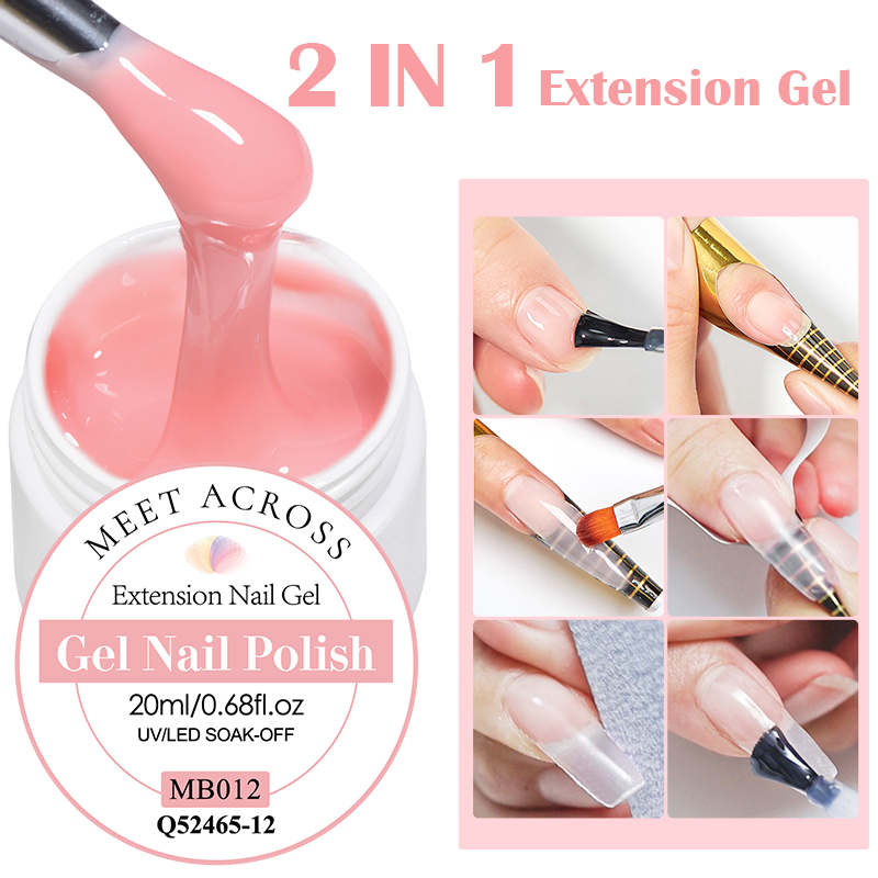 MEET ACROSS 20ml Extension Gel - đánh giá và giá Resin Art Varnish