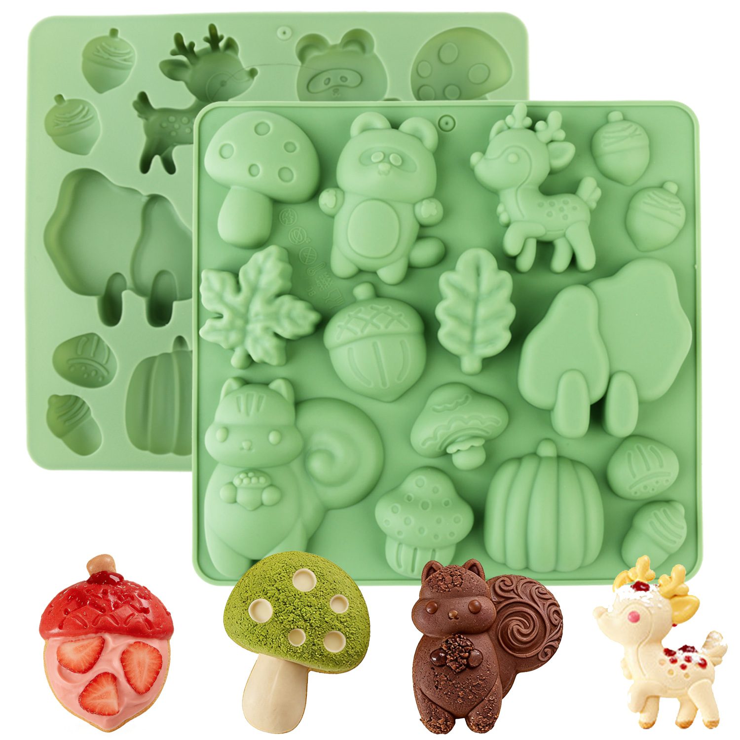 1 Silicone Cake Mold in the Sh - đánh giá và giá Resin Art Supplies