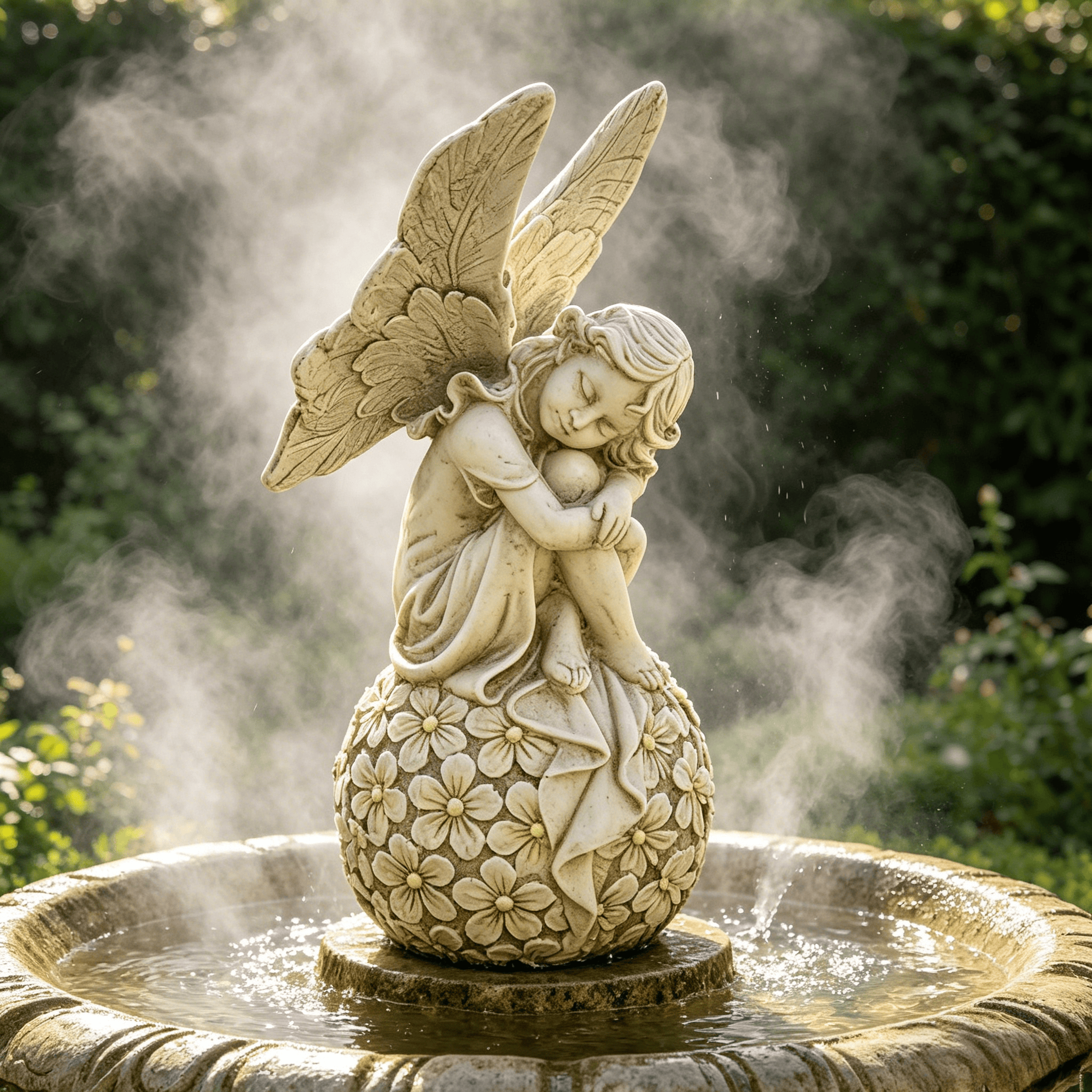 13.2-inch Garden Fairy Statue, - đánh giá và giá Resin Art Flower