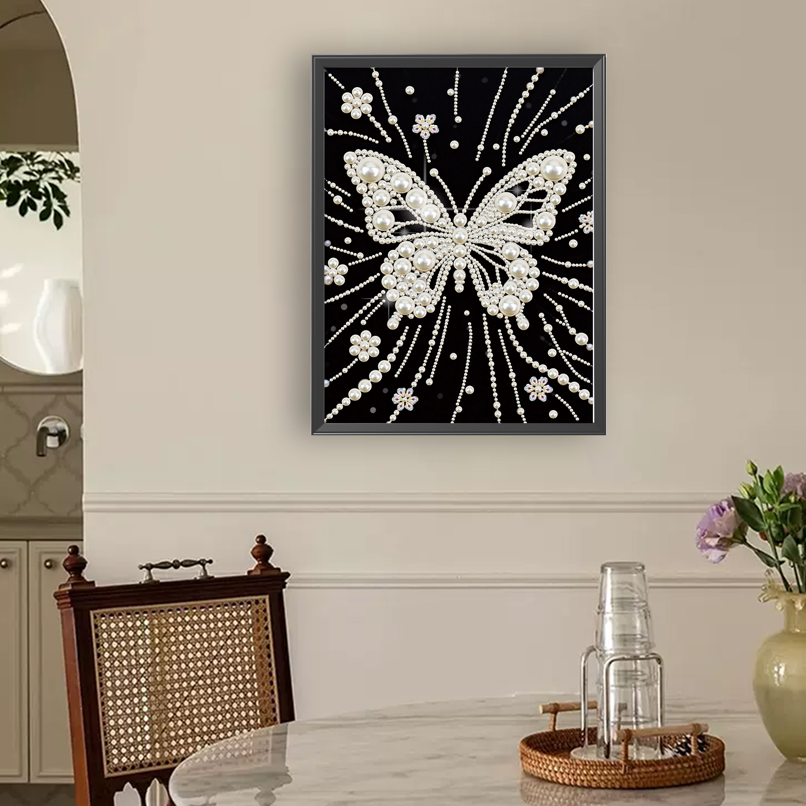 DIY Pearl Art Painting for Hom - đánh giá và giá Resin Art Supplies