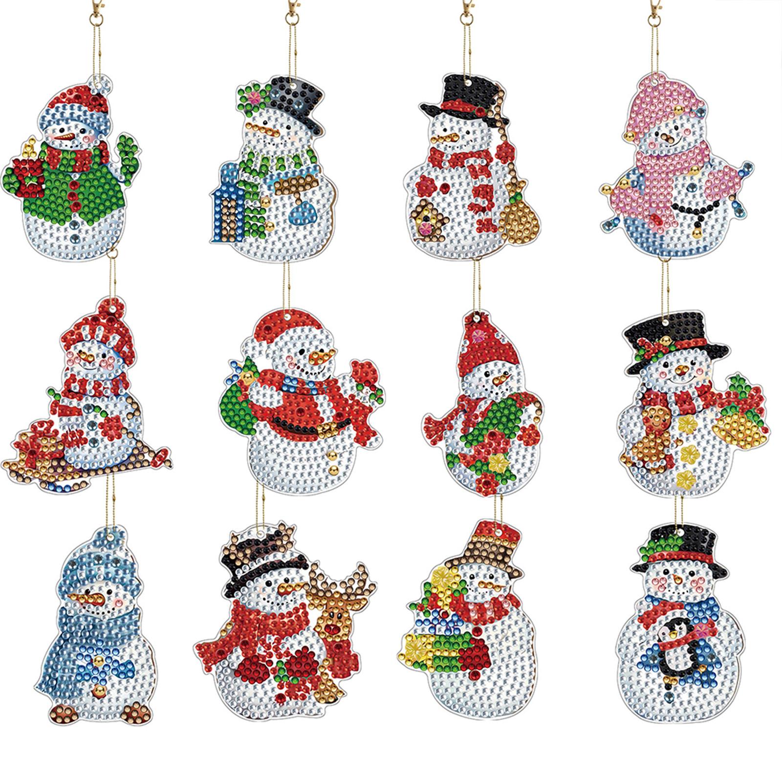 12pcs Christmas Diamond Painti - đánh giá và giá Resin Art A Keychain