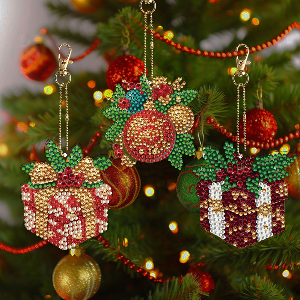12pcs Christmas Diamond Painti - đánh giá và giá Resin Art A Keychain