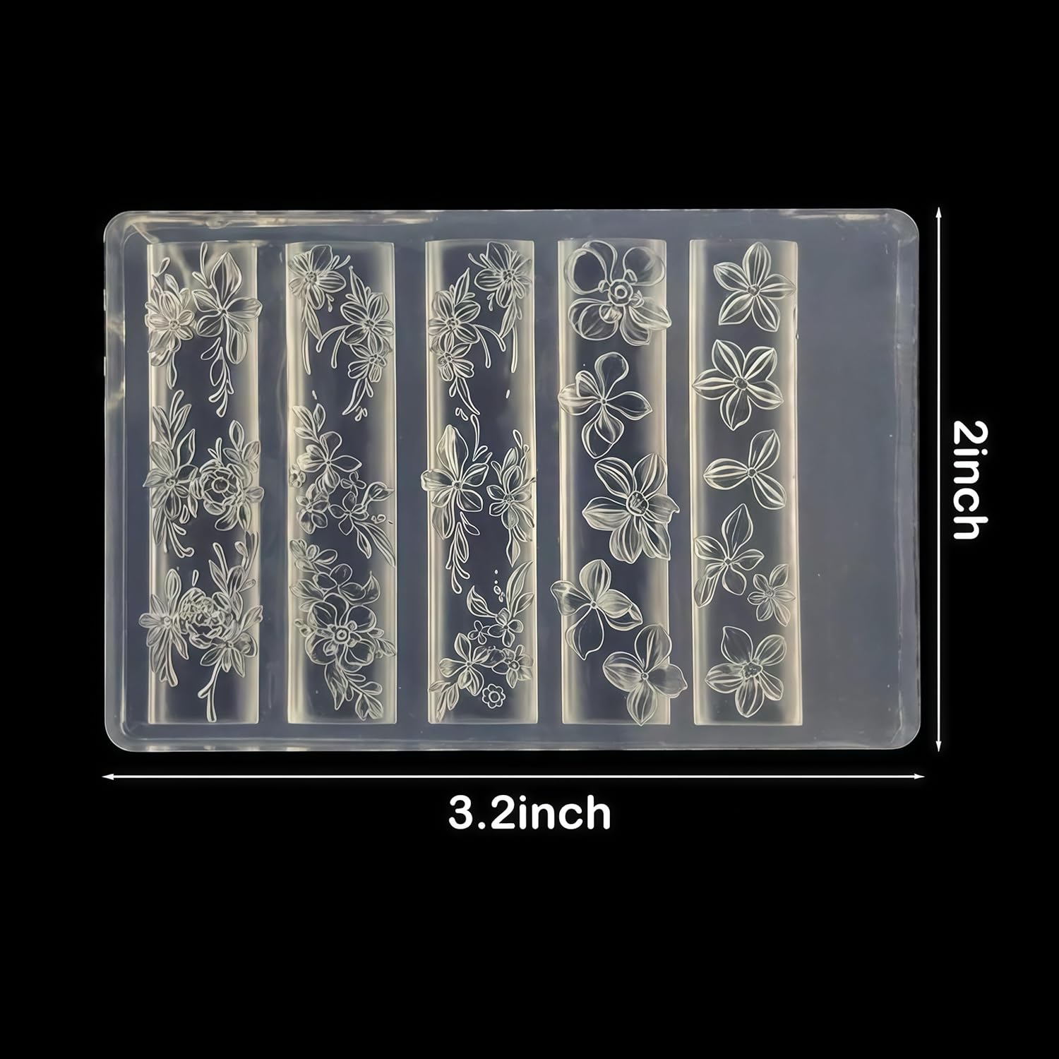 3D Flowers Nail Mold Silicone  - đánh giá và giá Resin Art Images