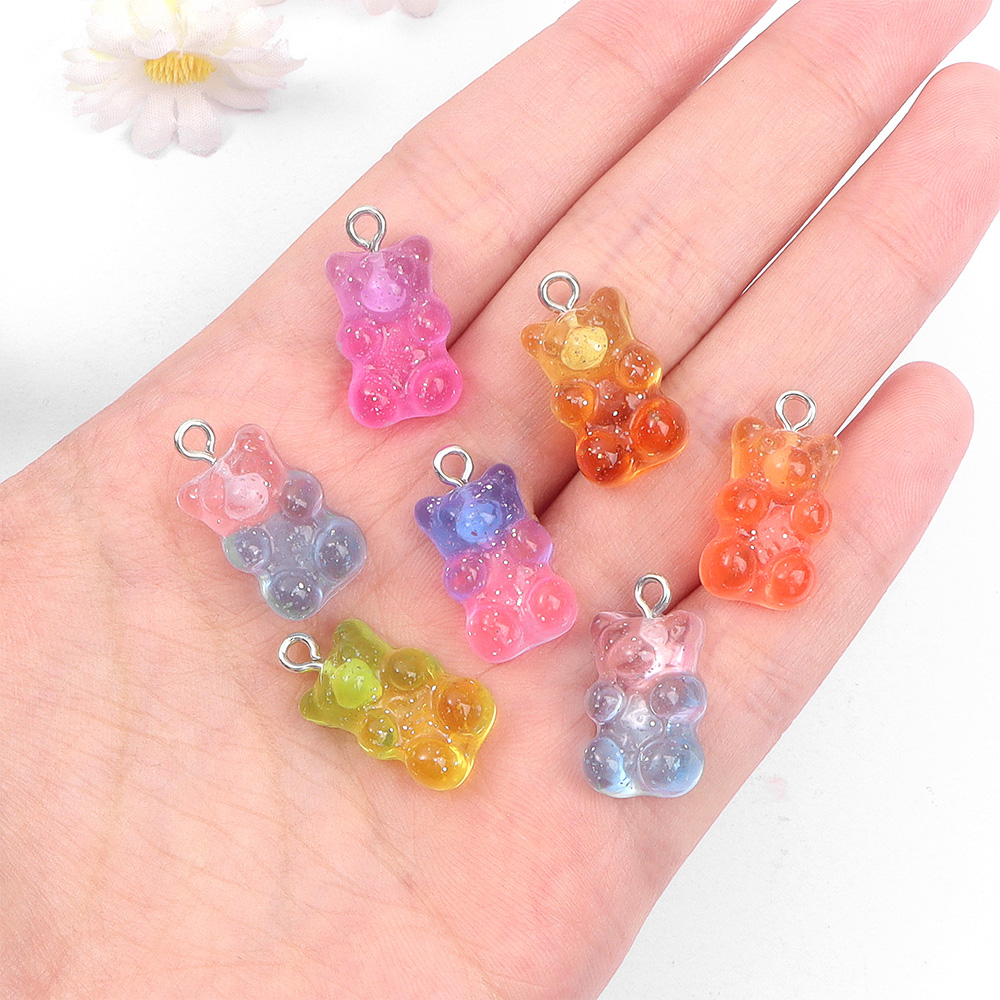 60pcs Dual Color Resin Bear Sh - đánh giá và giá Resin Art Supplies