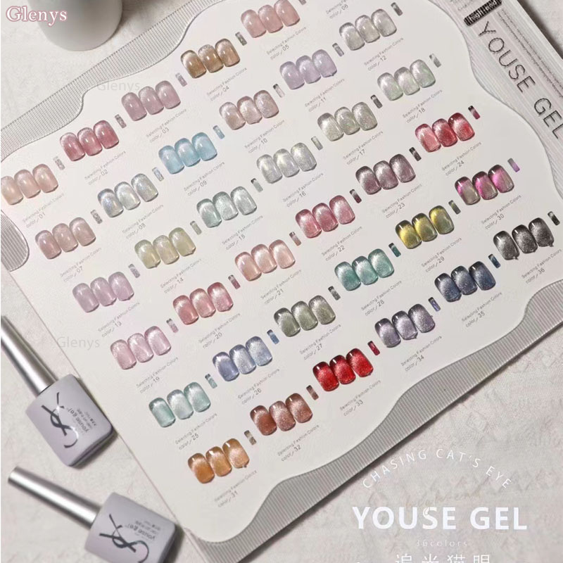 Glenys 36 color porcelain whit - đánh giá và giá Resin Art Varnish
