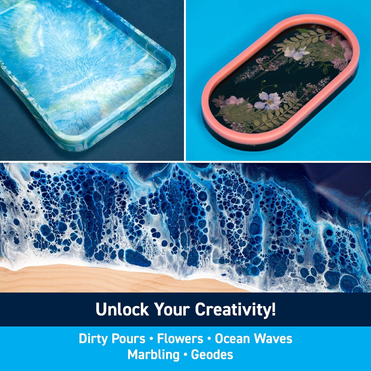 Epoxy Resin Kit 32 Oz Quart wi - đánh giá và giá Resin Art Images