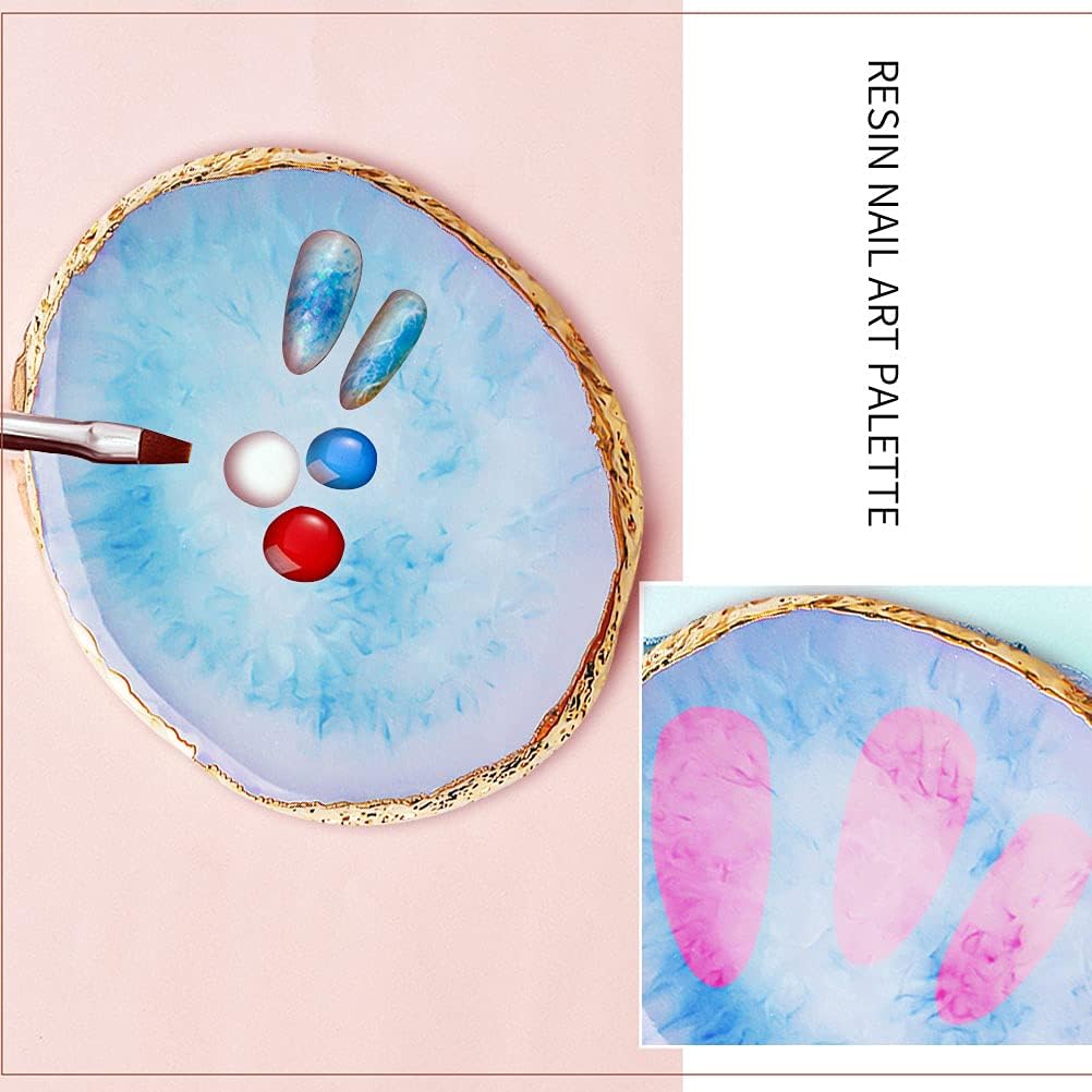 2Pcs Resin Nail Art Palette Go - đánh giá và giá Resin Art Images