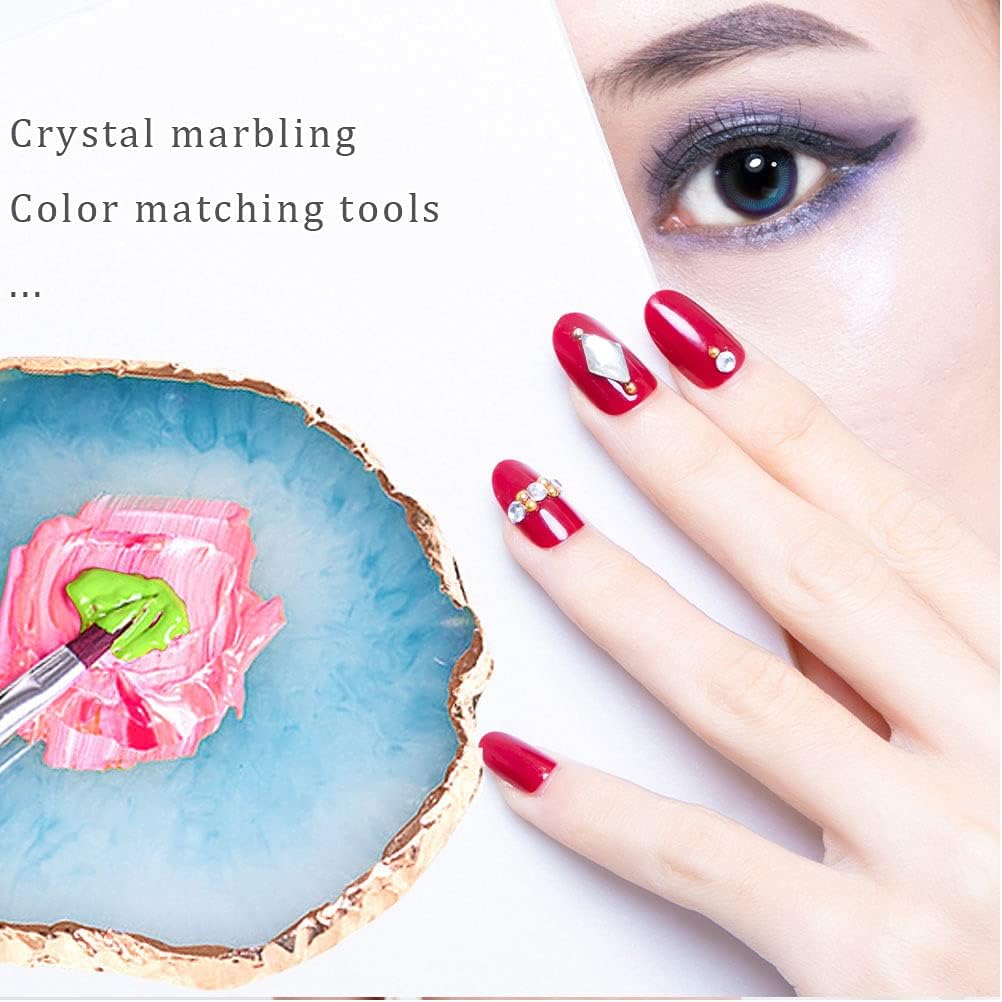 2Pcs Resin Nail Art Palette Go - đánh giá và giá Resin Art Images