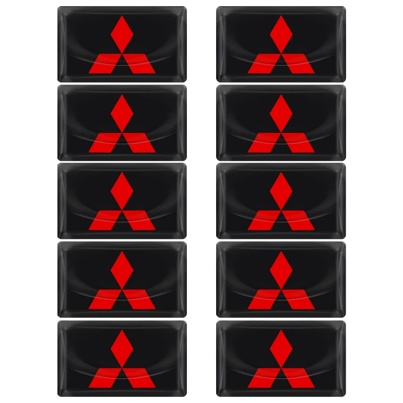 10pcs Auto Styling 3D Epoxy Re - đánh giá và giá Resin Art Logo