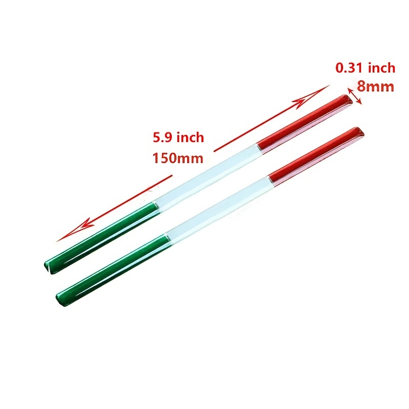 2pcs THIN Italy Flag Sticker B - đánh giá và giá Resin Art Logo